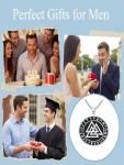 Viking Valknut Pendant Necklace for Men