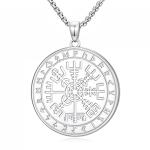 Viking Valknut Pendant Necklace for Men