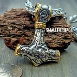 Viking Mjolnir Necklace - Stainless Steel Pendant