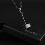 Thor's Hammer Necklace - Stainless Steel Pendant