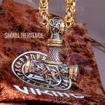 Viking Mjolnir Pendant Necklace in Stainless Steel