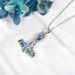 Thor Hammer Necklace - Sterling Silver Mjolnir Pendant