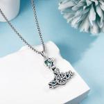 Thor Hammer Necklace with Viking Compass Pendant