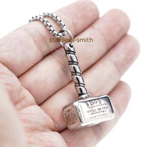 Men's Viking Thor's Hammer Mjolnir Necklace