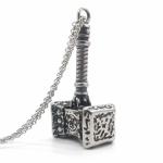 Viking Thor's Hammer Pendant Necklace for Men