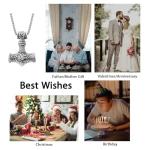 Thor's Hammer Mjolnir Urn Necklace in Sterling Silver