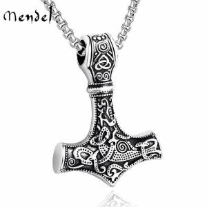 Men's Norse Viking Mjolnir Pendant Necklace