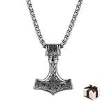 22" Viking Thor's Hammer Pendant Necklace