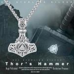Thor Hammer Necklace - 925 Silver Viking Amulet