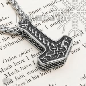 Thor's Hammer Mjolnir Stainless Steel Necklace