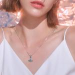 Thor Mjolnir Hammer Pendant Necklace in Silver