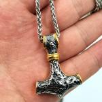 Men's Thor Mjolnir Pendant Viking Necklace