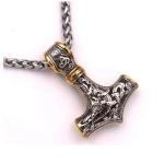 Men's Thor Mjolnir Pendant Viking Necklace