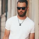 Viking Thor's Hammer Skull Pendant Necklace