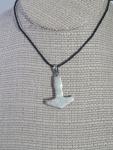Viking Thor's Hammer Pewter Pendant Necklace