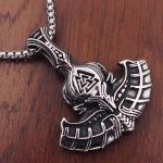 Men's Silver Viking Mjolnir Pendant Necklace