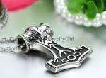 Thor's Hammer Pendant Necklace for Men 22