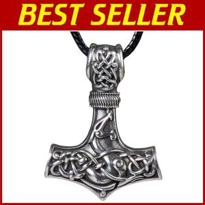Viking Mjölnir Necklace - Thor Hammer Pendant