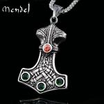 Men's Stainless Steel Viking Thor's Hammer Necklace
