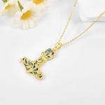 Thor's Hammer Necklace - Silver Gold Mjolnir Pendant