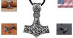 Viking Mjölnir Necklace - Thor Hammer Pendant