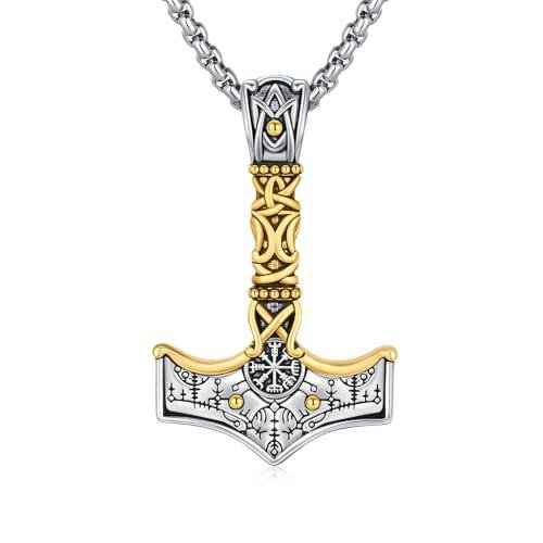 Thor Hammer Necklace in 925 Sterling Silver