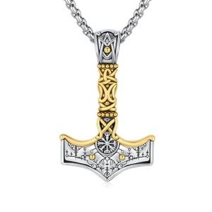 Thor Hammer Necklace in 925 Sterling Silver