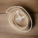 Thor's Hammer Mjölnir Pendant Necklace