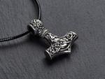 Viking Mjölnir Necklace - Thor Hammer Pendant