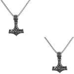 Men's Stainless Steel Viking Thor's Hammer Necklace