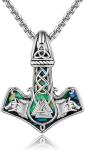 Thor's Hammer Necklace - Sterling Silver Mjolnir Pendant