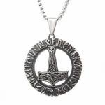 Viking Thor’s Hammer Pendant Necklace for Men