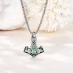 Thor's Hammer Necklace - Sterling Silver Mjolnir Pendant
