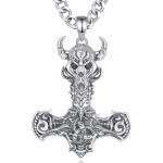 Norse Mjolnir Thor's Hammer Pendant Necklace