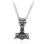 Viking Thor's Hammer Mjolnir Pendant Necklace
