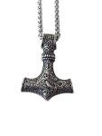 Mjolnir Pendant Necklace - Stainless Steel Viking Jewelry