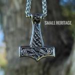 Viking Thor Hammer Mjolnir Pendant Necklace
