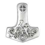 Sterling Silver Viking Thor Mjolnir Hammer Pendant