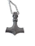 Mjolnir Pendant Necklace - Stainless Steel Viking Jewelry