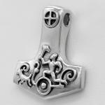 Sterling Silver Viking Thor Mjolnir Hammer Pendant
