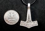 Viking Thor Mjolnir Hammer Rune Pendant Necklace
