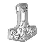 Sterling Silver Viking Thor Mjolnir Hammer Pendant