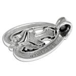 Sterling Silver Thor Mjolnir Dragon Pendant