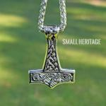Viking Thor Hammer Mjolnir Pendant Necklace