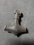 Sterling Silver Thor Hammer Necklace Mjolnir Pendant