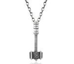 Sterling Silver Mjolnir Necklace for Men