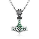 Men's 925 Sterling Silver Thor's Hammer Necklace