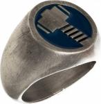 Thor Hammer Mjolnir Brushed Nickel Ring Size 8