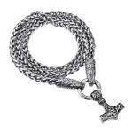 Viking Thor Hammer and Axe Jewelry Set