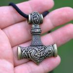 Thor Hammer Necklace - Viking Amulet for Men